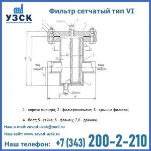 Фильтр сетчатый ФС по Т-ММ-11-2003 в Уссурийске