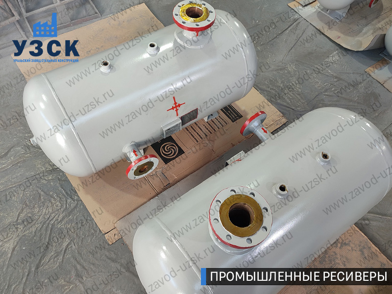 фотография промышленных ресиверовдля газа Уссурийск